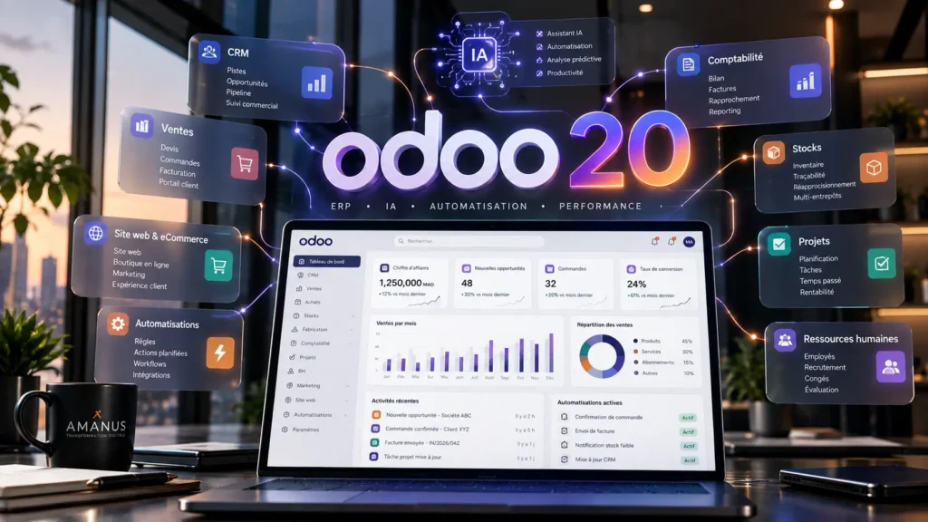 Odoo 20 : toutes les nouveautés et fonctionnalités de la version 2026